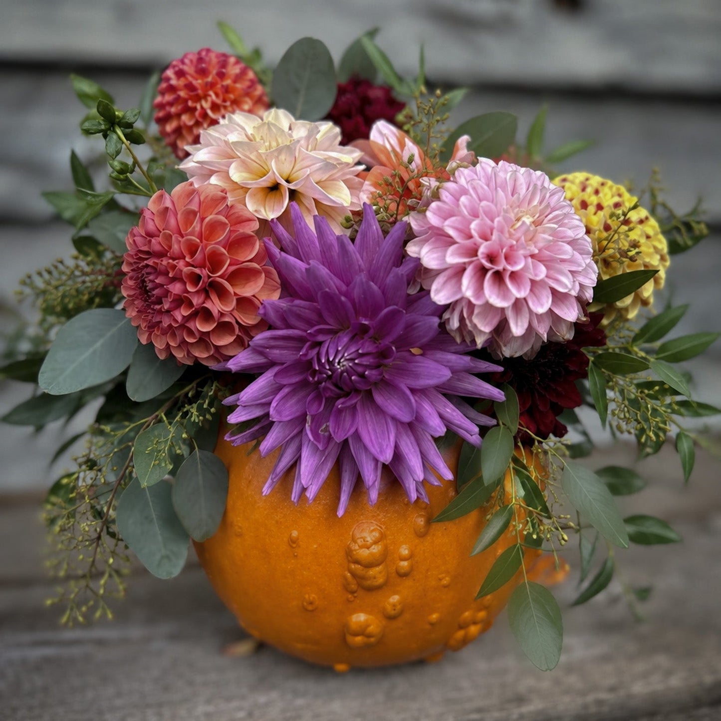 October 4th Fresh Floral Pumpkin Arrangement Workshop